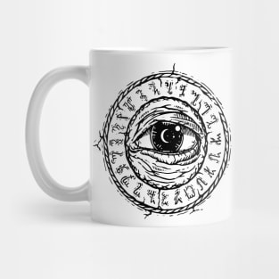 Curiosity meets the eye. Mug